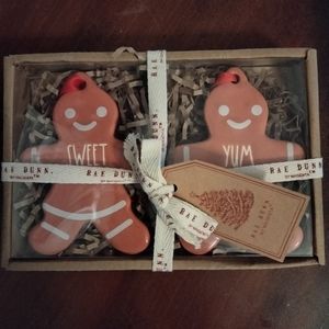 Rae Dunn Gingerbread Ornaments